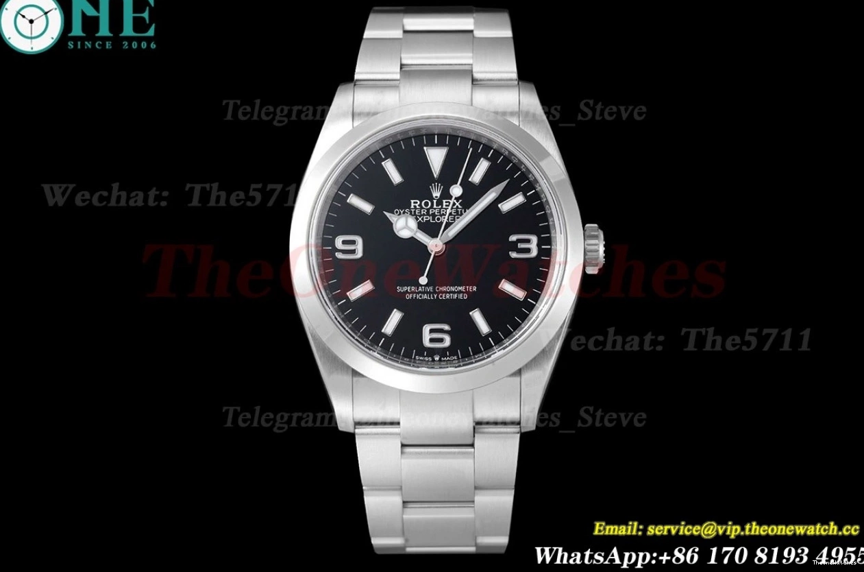 36mm 124270 SS SS I VS3230 Black Dial VSF Explorer 0212